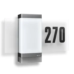 STEINEL älykäs talon numerovalaisin L 270 Digi SC, antrasiittia