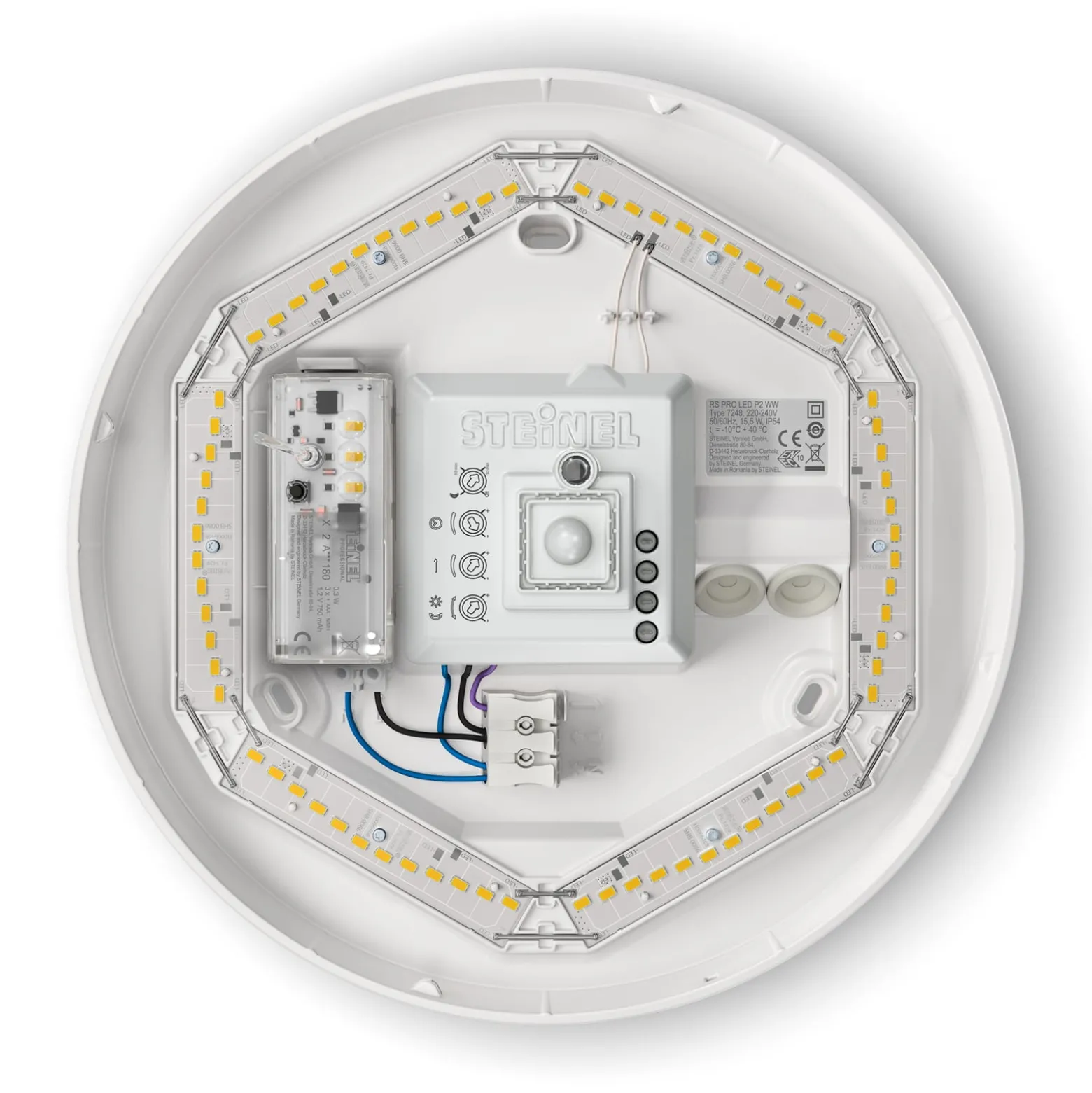 STEINEL RS Pro P2 S -hätävalo tunnistin LED 4000 K
