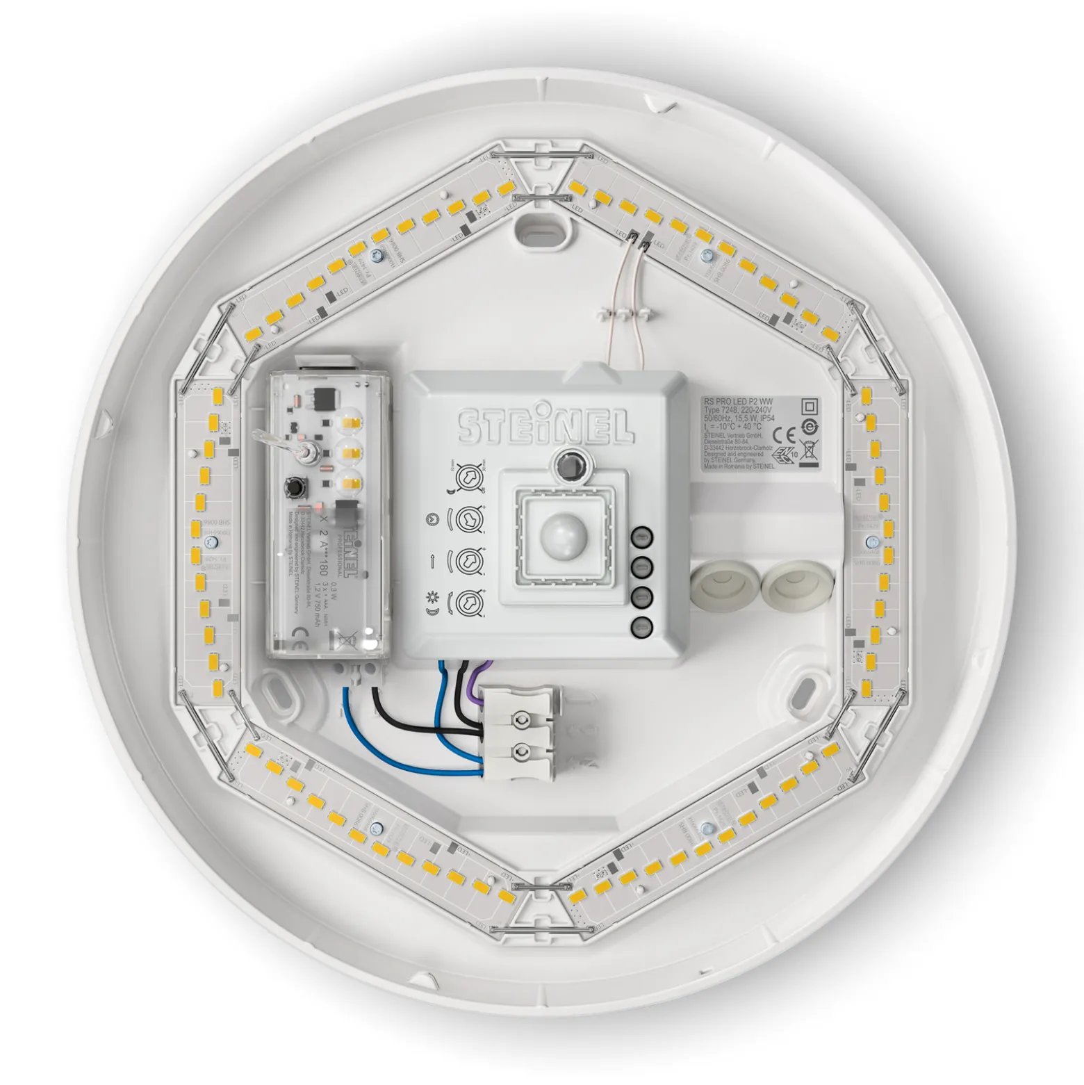 STEINEL RS Pro P2 S -hätävalo tunnistin LED 4000 K