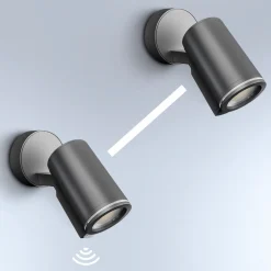 STEINEL Smart Sensor -kohdevalaisin ulos, antrasiitti, IP44