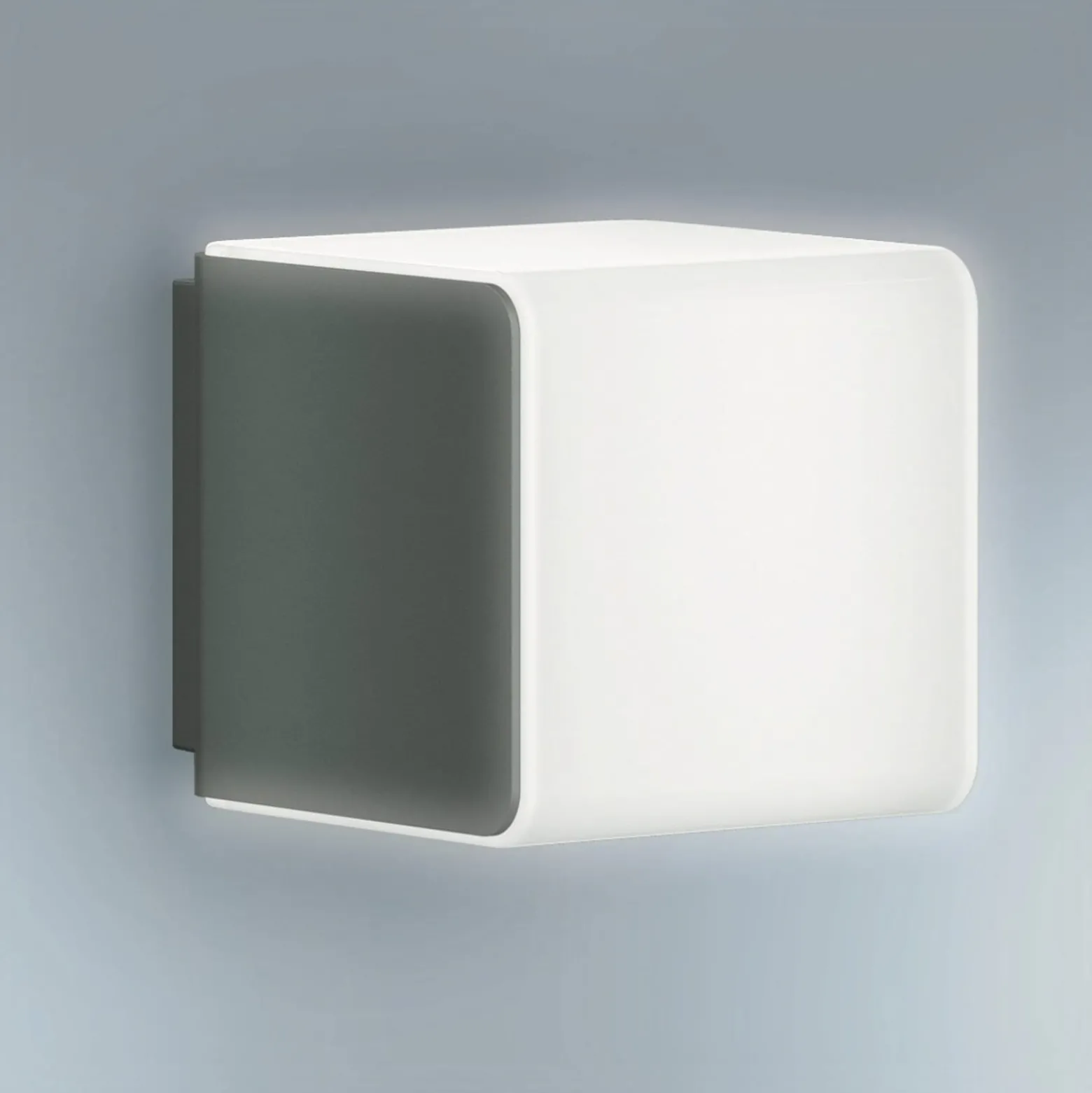 STEINEL Smart Sensor -ulkoseinälamppu L 830 SC, antrasiitti, IP44