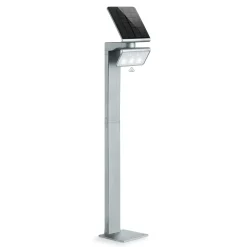 STEINEL XSolar Stand -LED-aurinkovalaisin hopea