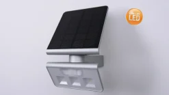 STEINEL XSolar Stand -LED-aurinkovalaisin hopea