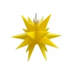 STERNTALER LED-tähti, keltainen, 18-kärkinen, Ø 12 cm, paristo