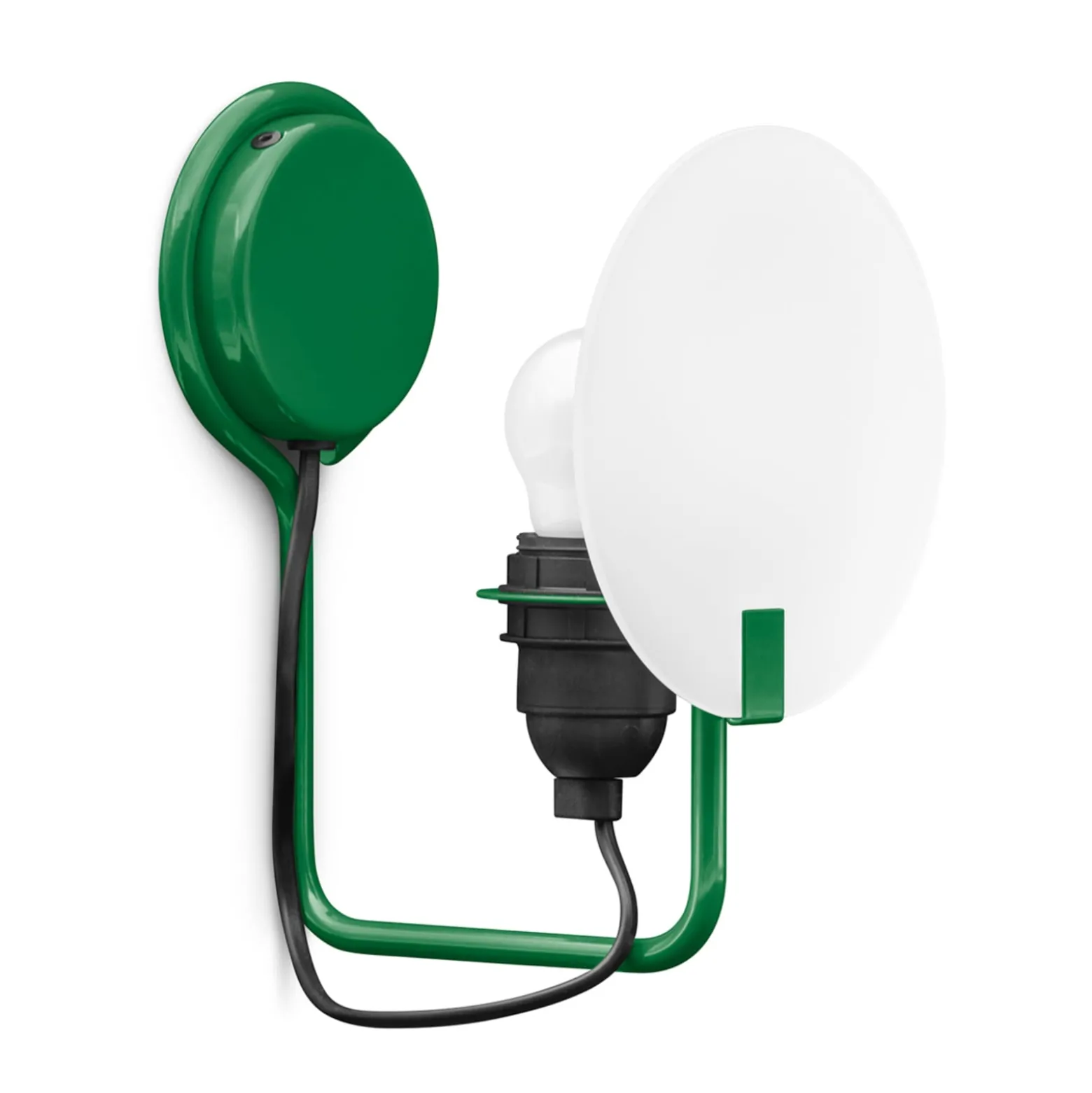Stilnovo Bugia LED-seinävalaisin, 1-lamppuinen, vihreä