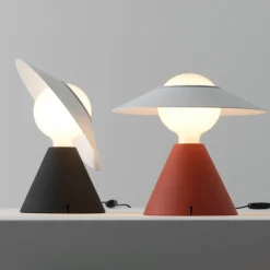 Stilnovo Fante LED-pöytävalaisin, 2700 K, musta