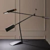 Stilnovo LED-pöytälamppu Halley, musta, ulottuvuus 100 cm