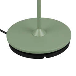 Suarez LED ladattava pöytävalaisin, vihreä, korkeus 39 cm, metallia