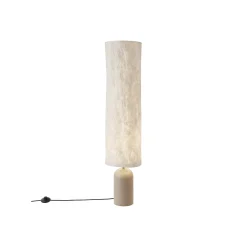 Talli-lattiavalaisin, ruskea, Tyvek/metalli, korkeus 113 cm