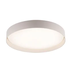 TAVOLI-LED-kattovalaisin, beige, Ø 49 cm, metalli, CCT, himmennettävä