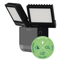 Theben LED-ulkoseinävalaisin theLeda S17-100, musta Sensor
