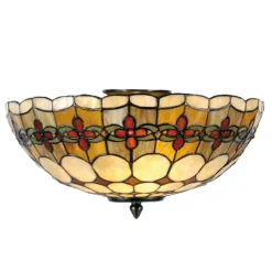 Tiffany-tyylinen Nury-kattovalaisin