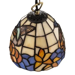 Tiffany-tyylinen riippuvalaisin COLIBRI