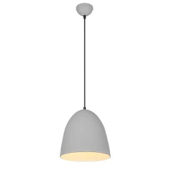 Tilda-riippuvalo yksilamppuinen, harmaa, Ø 25 cm
