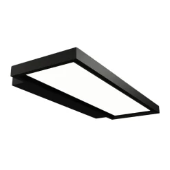 Toimiston LED-seinävalo Rick musta, perusvalkoinen