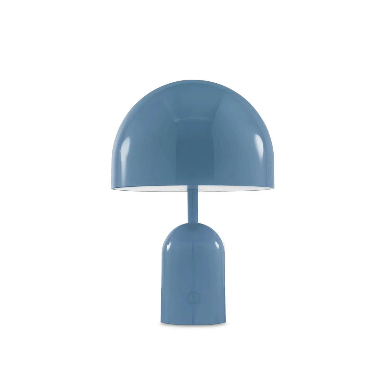 Tom Dixon Akku-pöytälamppu BELL PORTABLE, vaaleansininen 28 cm IP44