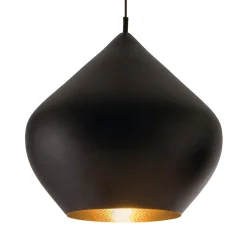 Tom Dixon Beat Stout -LED-riippuvalo, musta