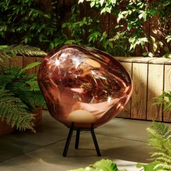 Tom Dixon LED-akkuinen terassilamppu Melt large, kuparinen