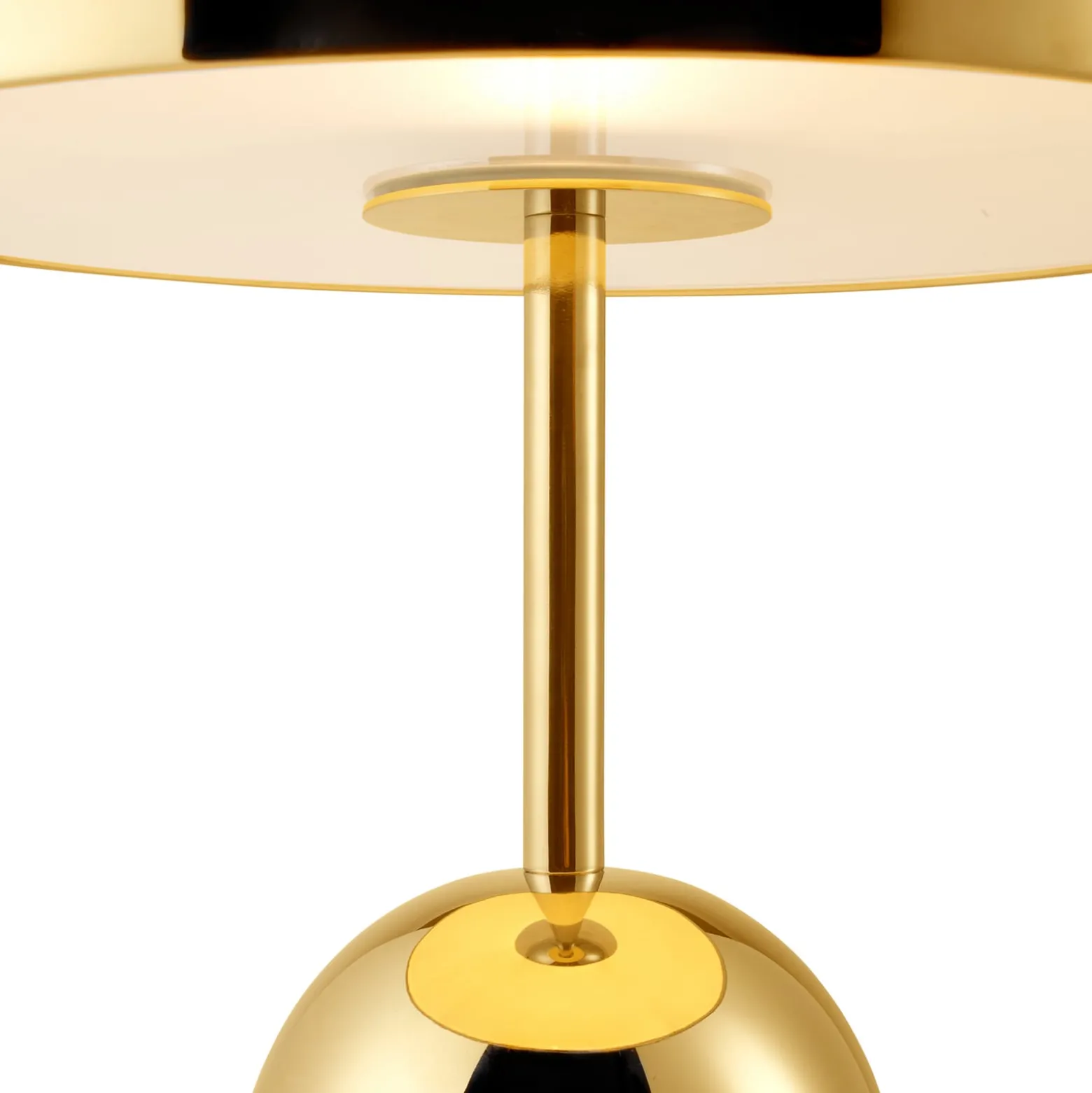 Tom Dixon LED-pöytälamppu Bell, kultainen, 43 cm, himmennettävä