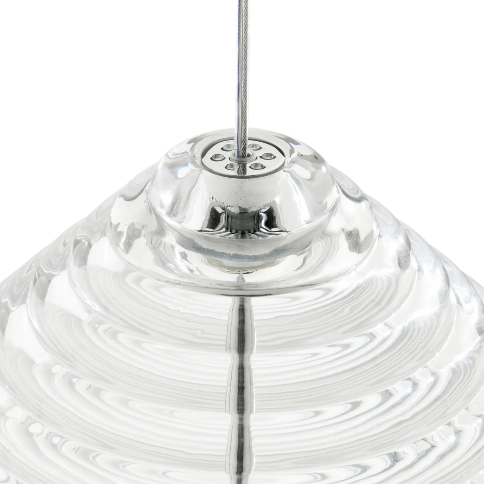 Tom Dixon LED-riippuvalaisin Press Cone, kirkas, Ø 34 cm, 927