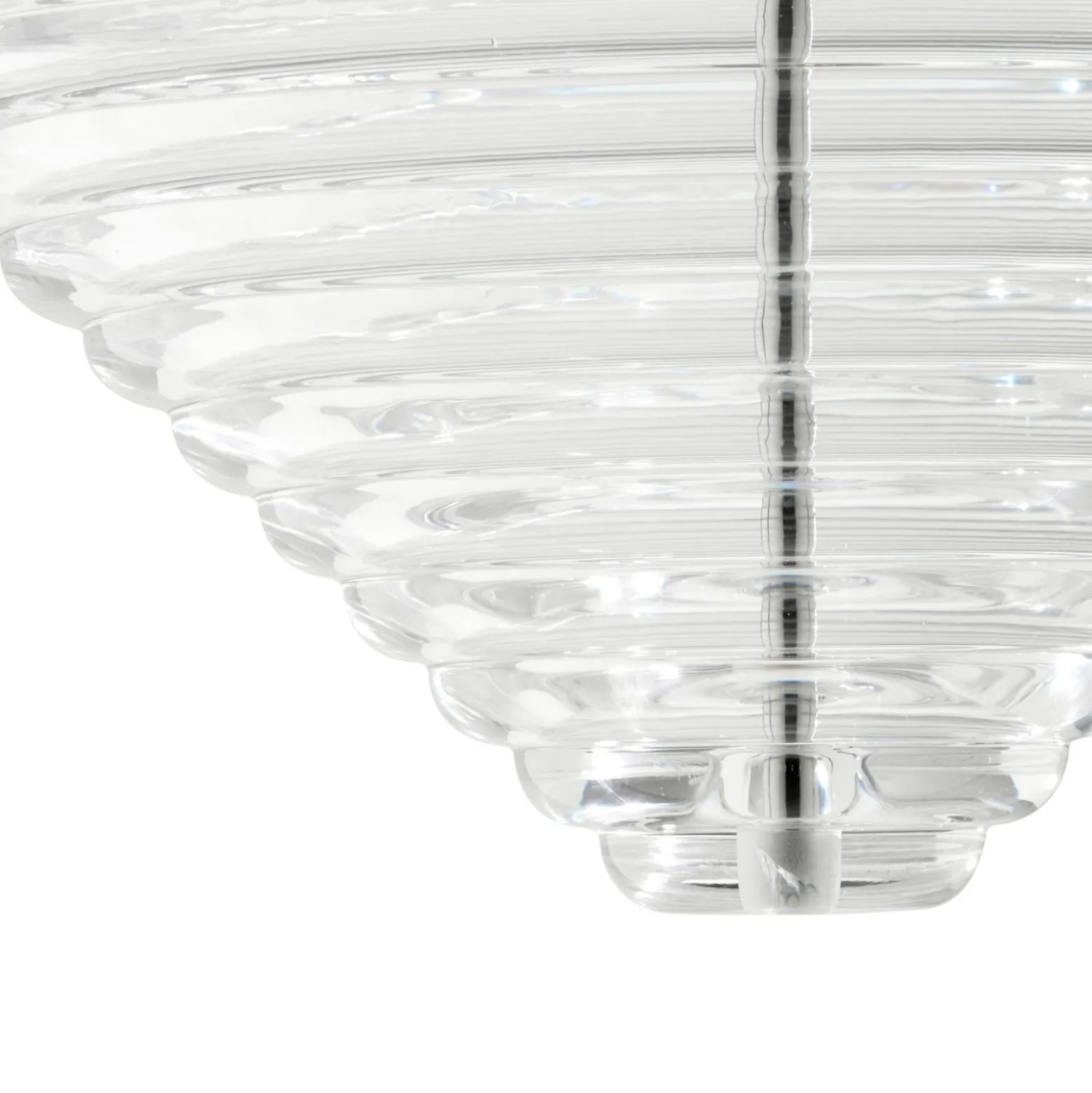 Tom Dixon LED-riippuvalaisin Press Cone, kirkas, Ø 34 cm, 927