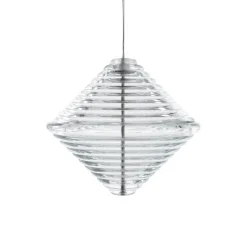 Tom Dixon LED-riippuvalaisin Press Cone, kirkas, Ø 34 cm, 927