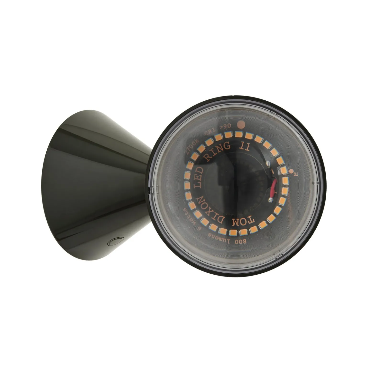 Tom Dixon LED-seinävalaisin Pose, vihreä, 21 cm, muovi