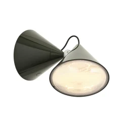 Tom Dixon LED-seinävalaisin Pose, vihreä, 21 cm, muovi