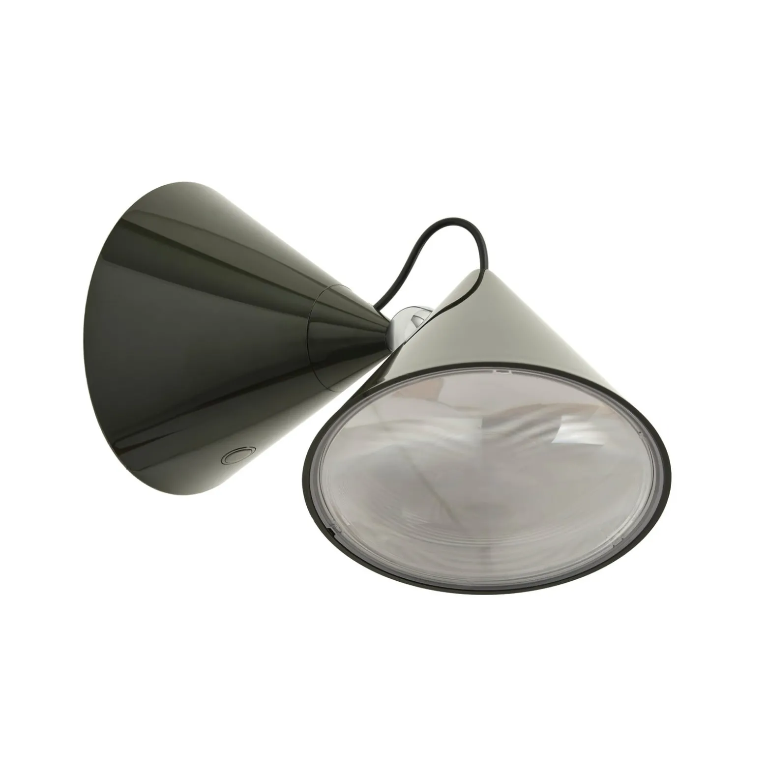 Tom Dixon LED-seinävalaisin Pose, vihreä, 21 cm, muovi