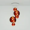 Tom Dixon riippuvalo Melt Large Round, Ø 95 cm, kupari