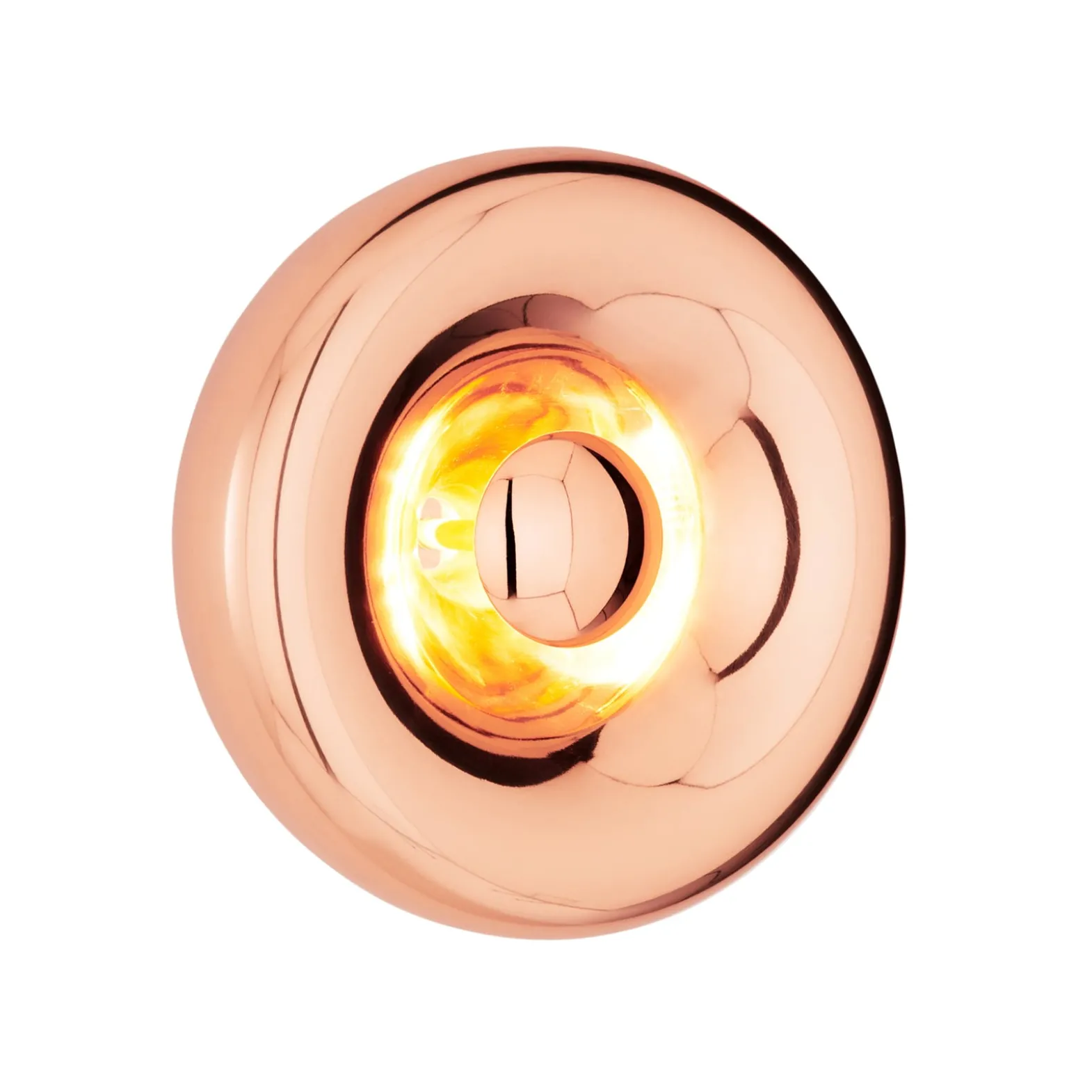 Tom Dixon Void Surface -LED-seinävalaisin, kupari