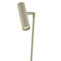 Tom Pro LED-pöytävalaisin, hiekanvärinen, korkeus 47cm, CCT, himmennin