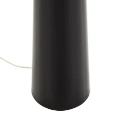 Totem LS -lattiavalo, kromattu, musta