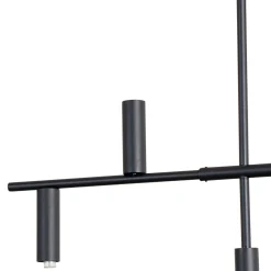 Trevo 6 All Black -riippuvalaisin, metalli, musta, GU10