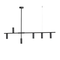 Trevo 6 All Black -riippuvalaisin, metalli, musta, GU10