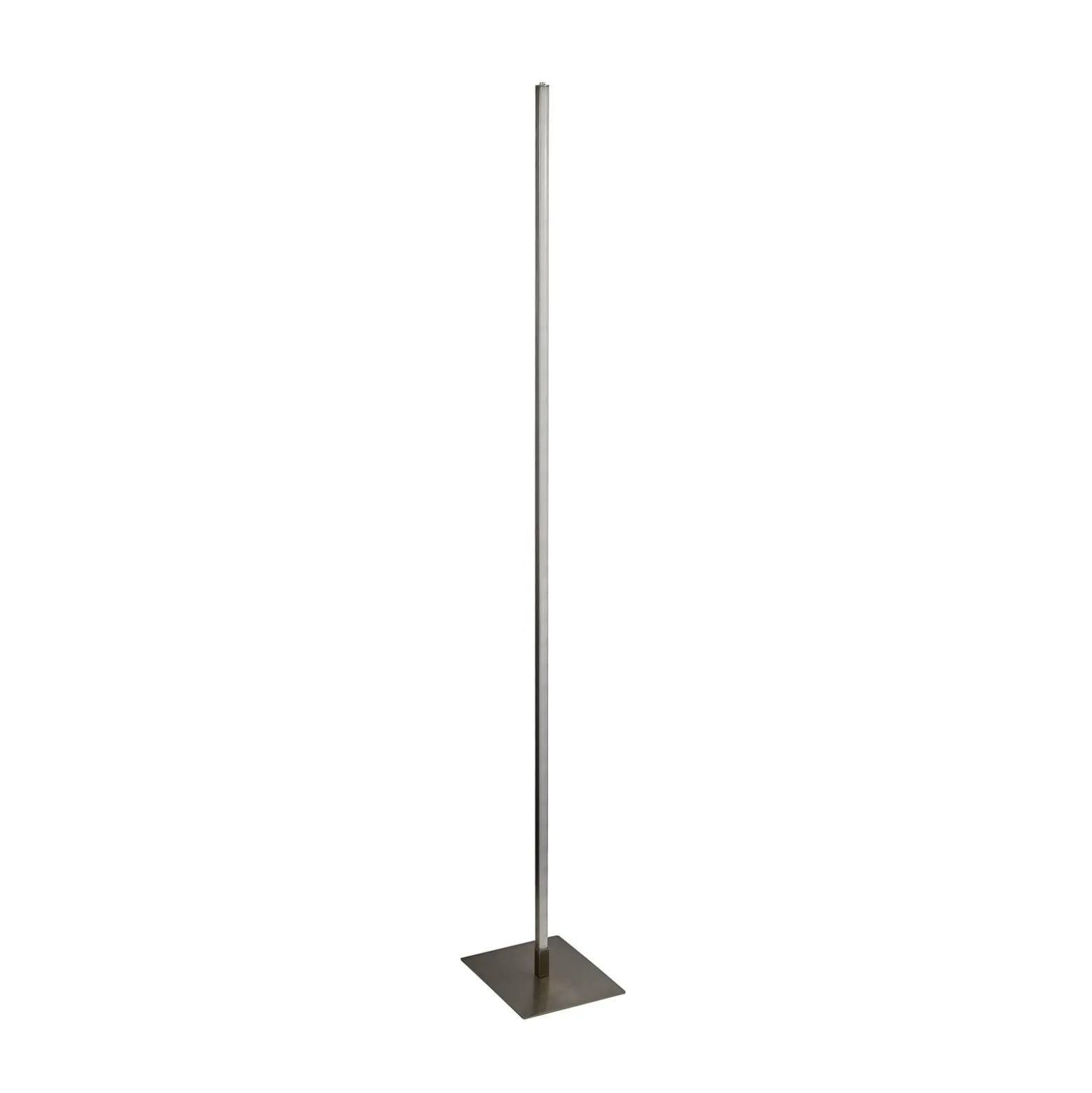 Tribeca LED-lattiavalaisin, hopea/opalvalkoinen, metalli, CCT, 150 cm