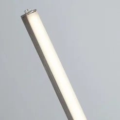 Tribeca LED-lattiavalaisin, hopea/opalvalkoinen, metalli, CCT, 150 cm
