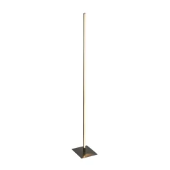 Tribeca LED-lattiavalaisin, hopea/opalvalkoinen, metalli, CCT, 150 cm