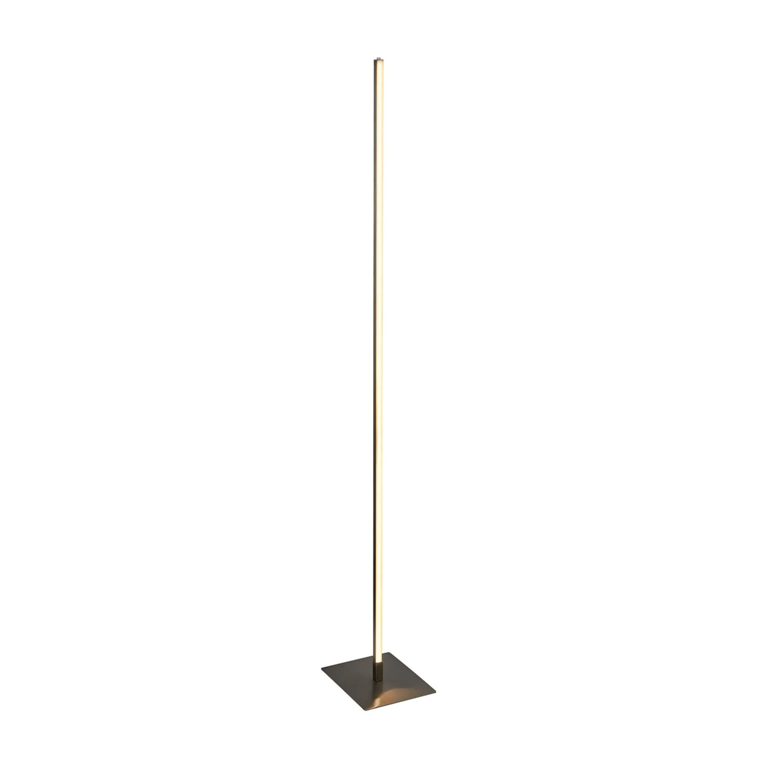 Tribeca LED-lattiavalaisin, hopea/opalvalkoinen, metalli, CCT, 150 cm