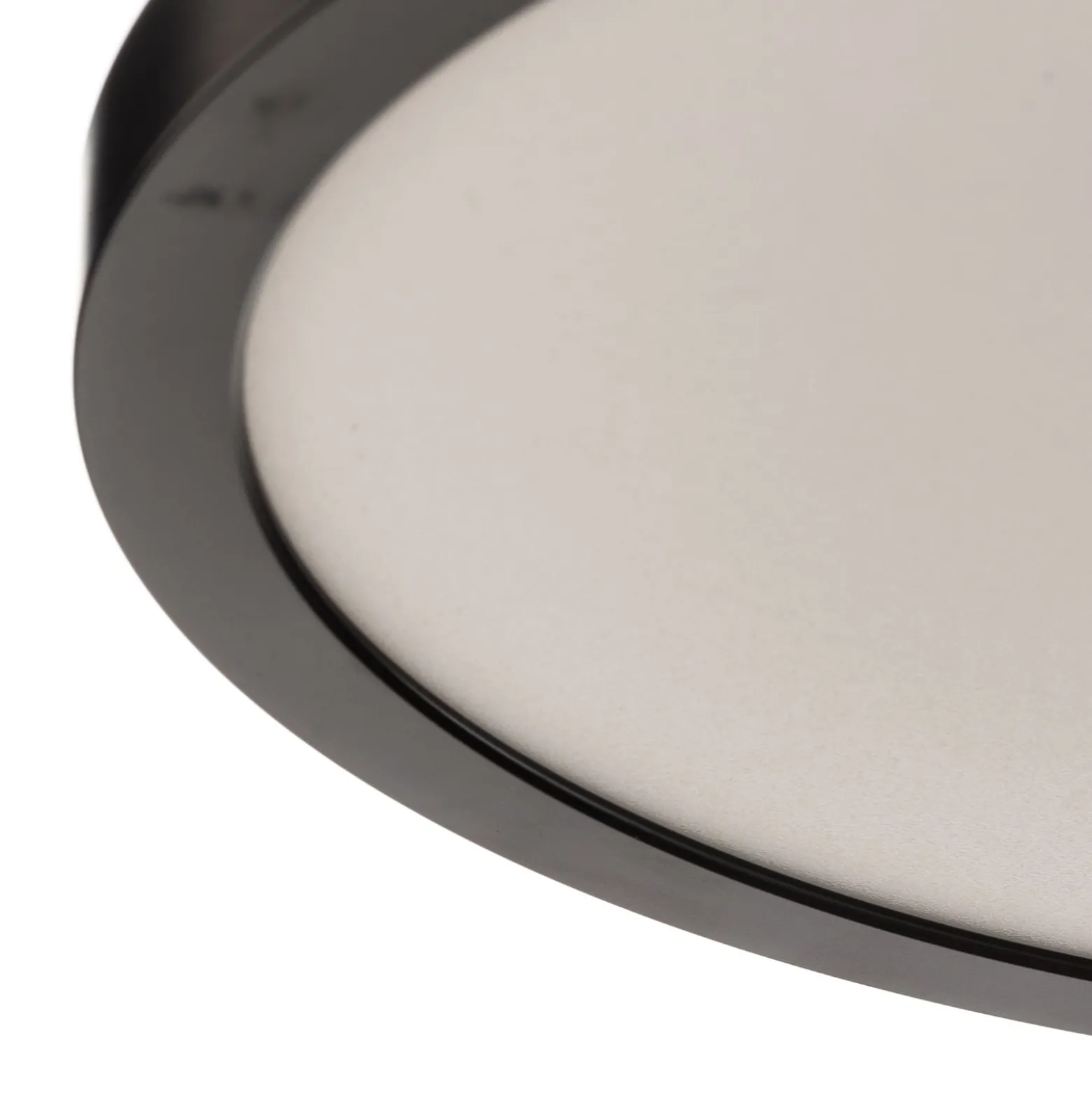 Tuco-LED-kattovalaisin, musta, Ø 25 cm