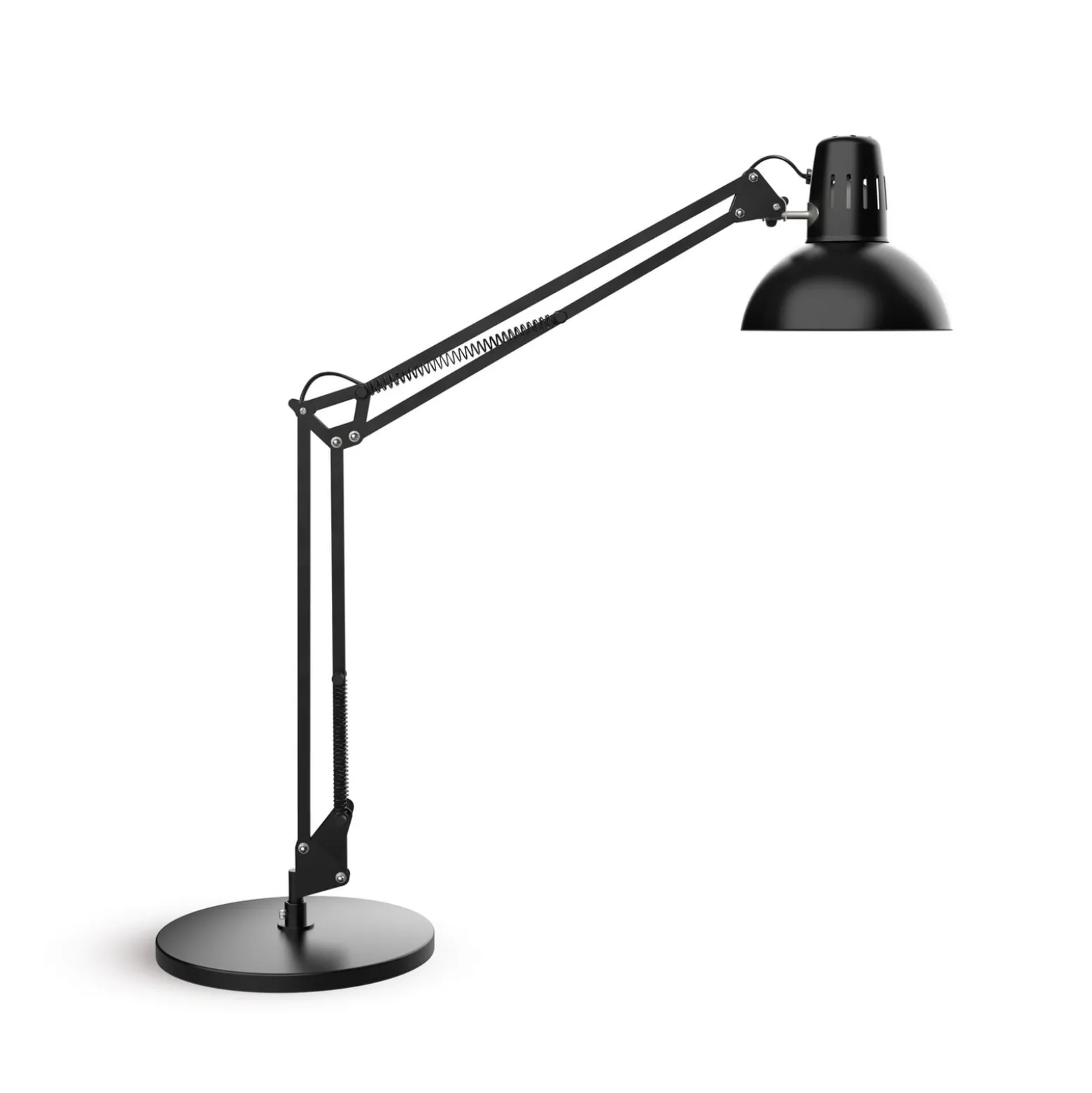 Työpöytävalaisin MAULstudy, musta, 49 cm, jalusta