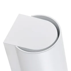 Ulkoseinälamppu CAN, valkoinen, 1-lamppuinen, Ø 8 cm, IP65, metalli, GU10