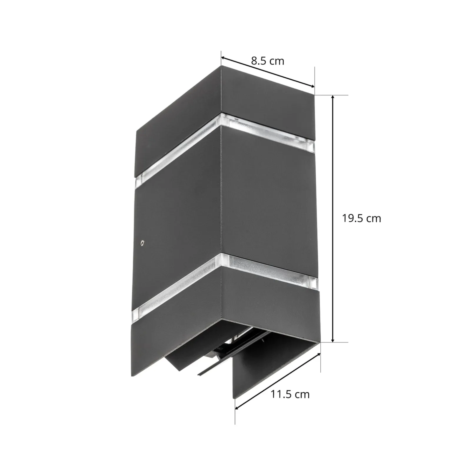 Ulkoseinälamppu Cremona korkeus 19,5cm