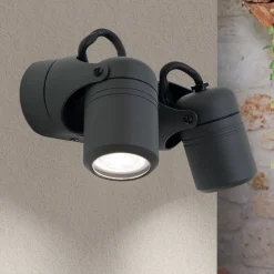 Ulkoseinälamppu Vision, kääntyvä, 2-lamppuinen