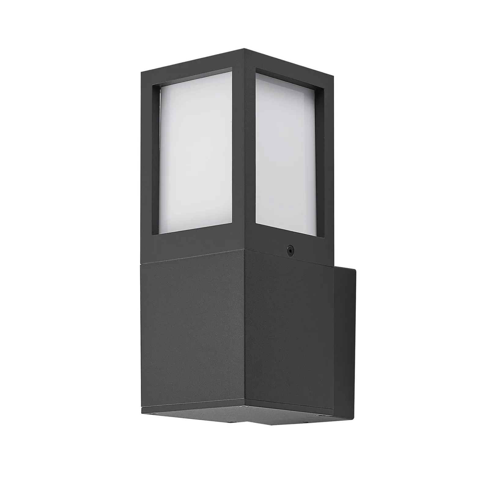 Ulkoseinävalaisin Facado 2 Square, alumiini, tummanharmaa, E27