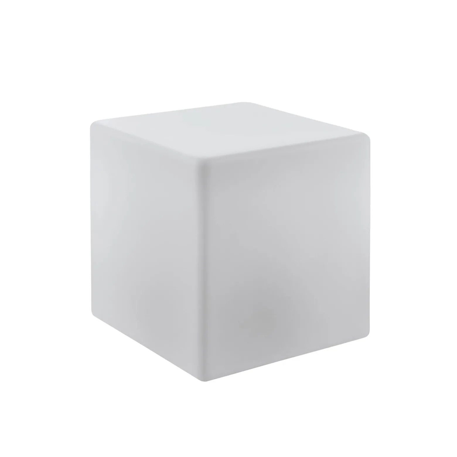 Ulkovalaisin Bottona cube E27 valkoinen, 30 x 30cm