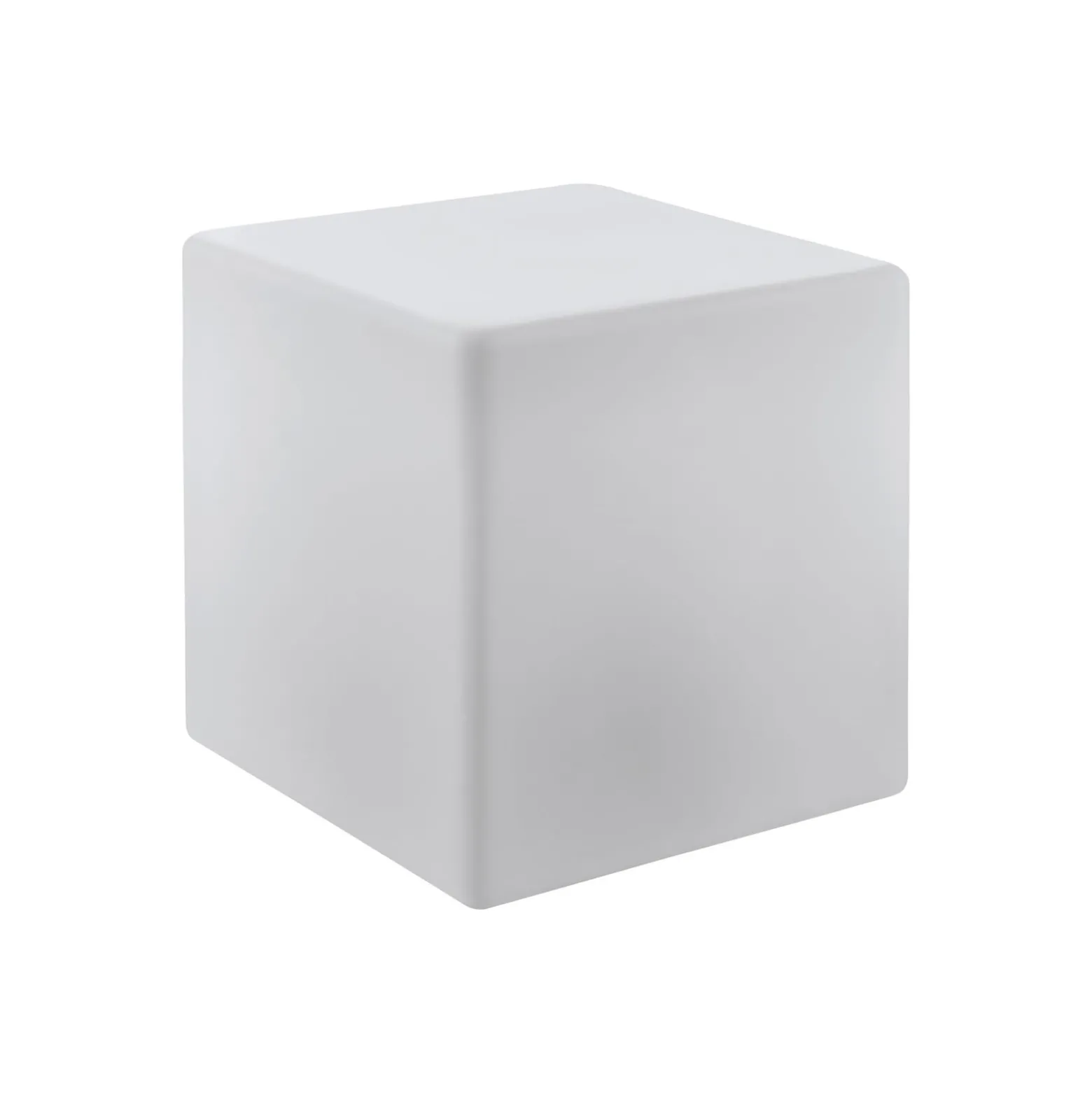 Ulkovalaisin Bottona cube E27 valkoinen, 30 x 30cm