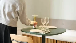 UMAGE akkulamppu Asteria MOVE MINI, marmorinharmaa/teräs, IP44