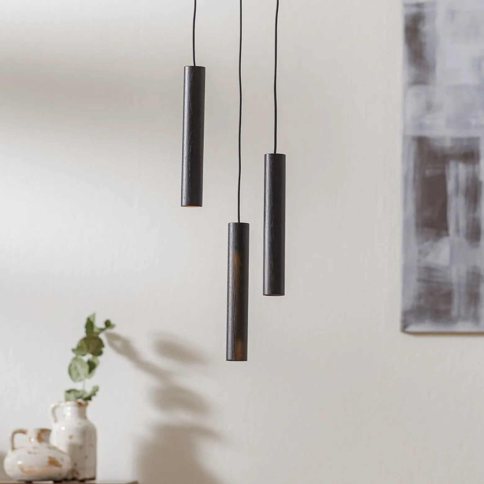 UMAGE Chimes Cluster 3 riippuvalaisin, musta tammi