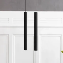 UMAGE Chimes Tall LED-riippuvalaisin musta tammi